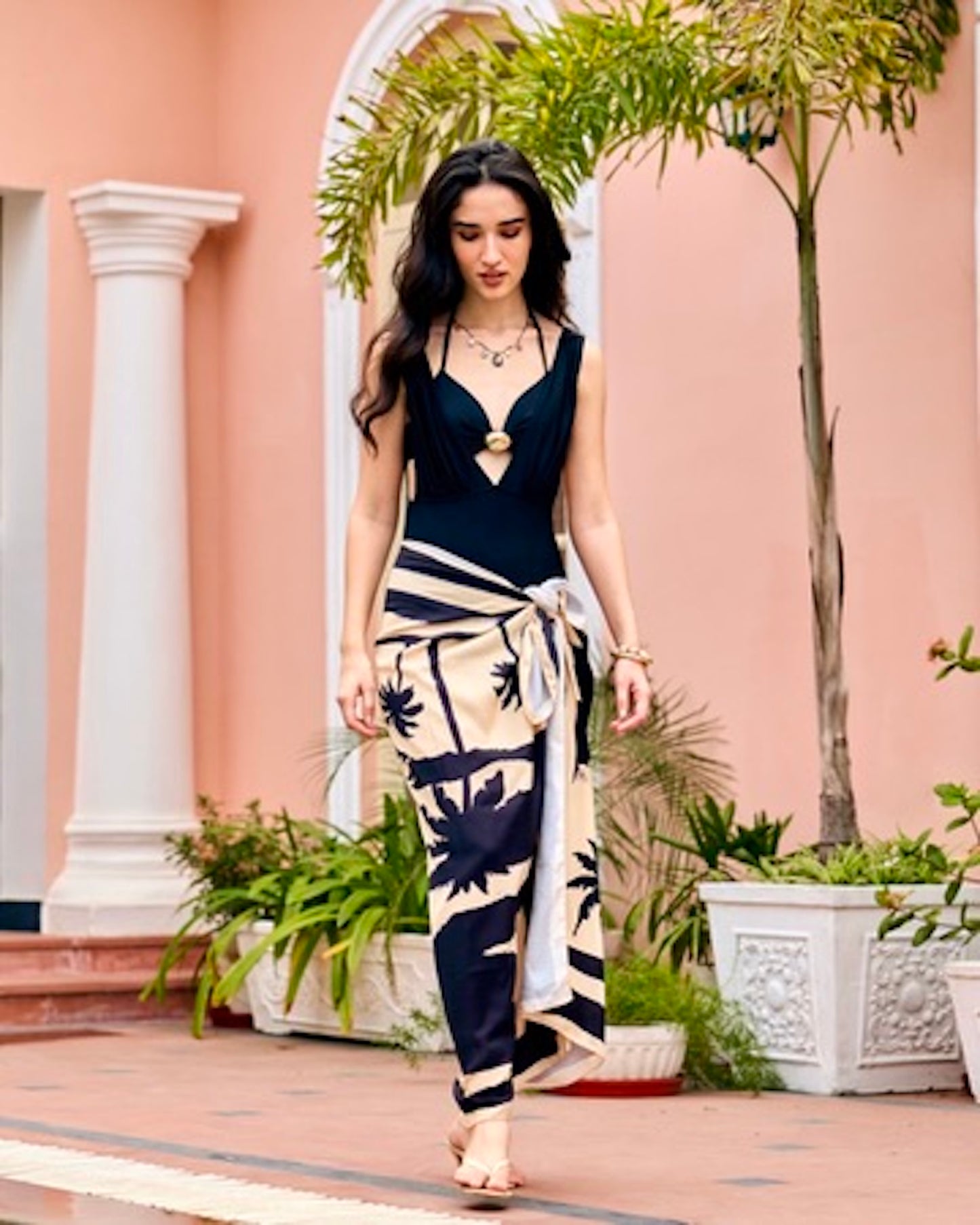 Palm Noir Swimsuit