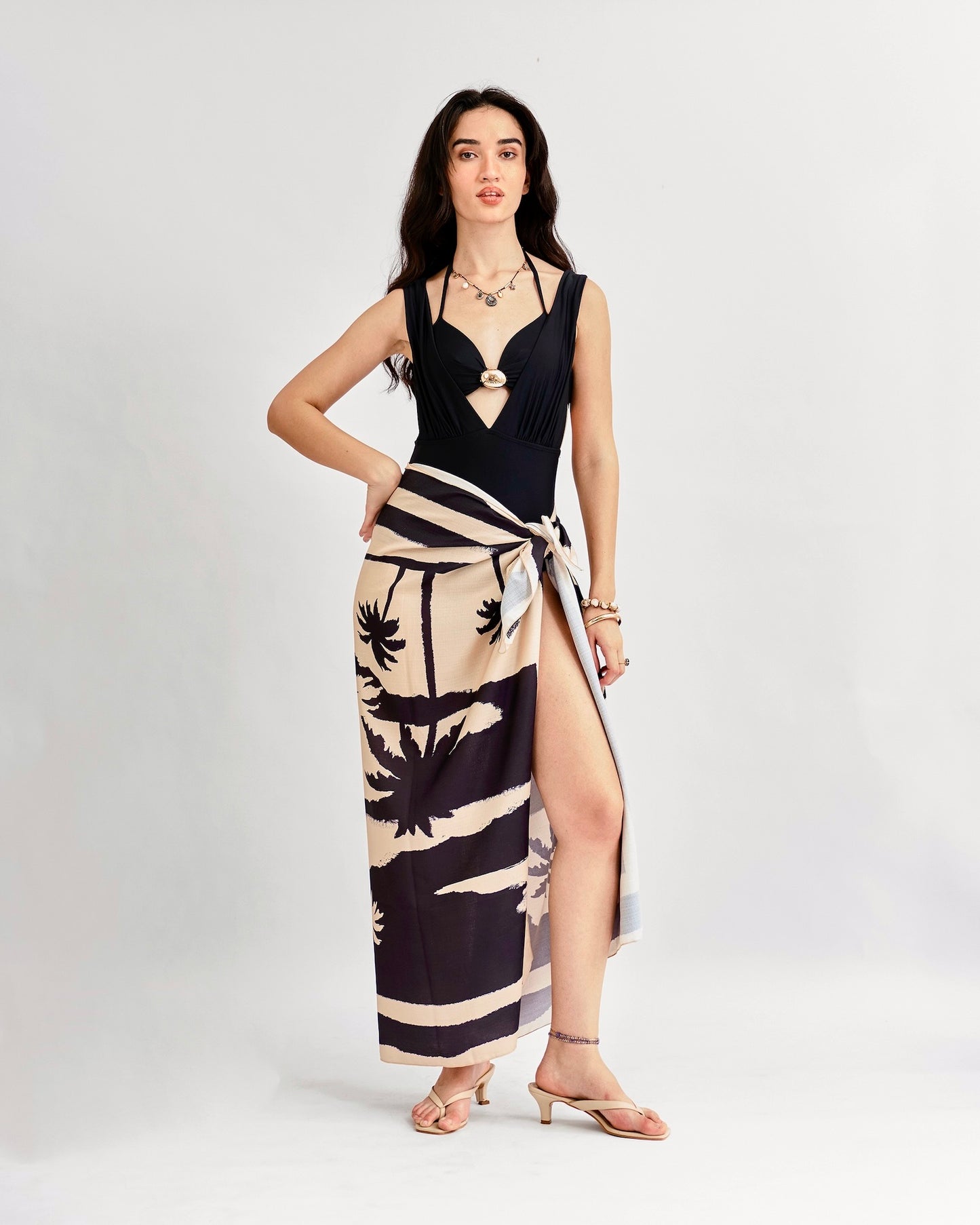 Palm Noir Swimsuit